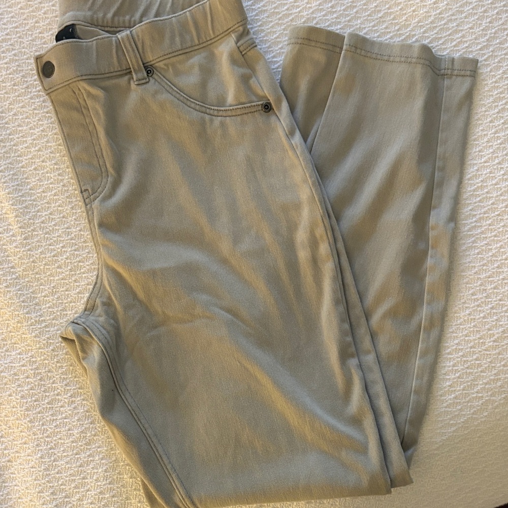 HUE Men's Light Gray Chinos